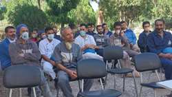 برگزاری برنامه آموزشی به مناسبت هفته مبارزه با مواد مخدر در شهرستان سرخه